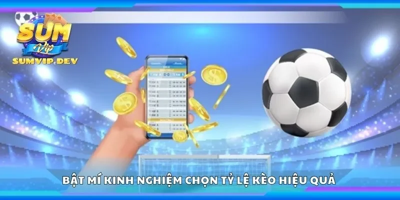 Bật mí kinh nghiệm chọn tỷ lệ kèo hiệu quả 