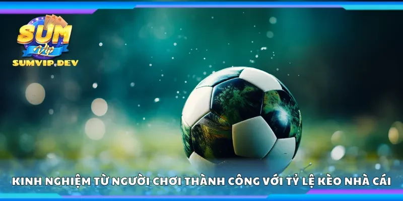 Kinh nghiệm từ người chơi thành công với tỷ lệ kèo nhà cái