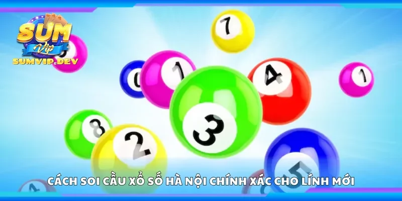 Hướng dẫn soi cầu xổ số Hà Nội chính xác cho lính mới