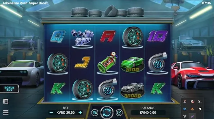 Tính năng nổi bật tạo sự khác biệt cho Adrenaline Rush Super Boost