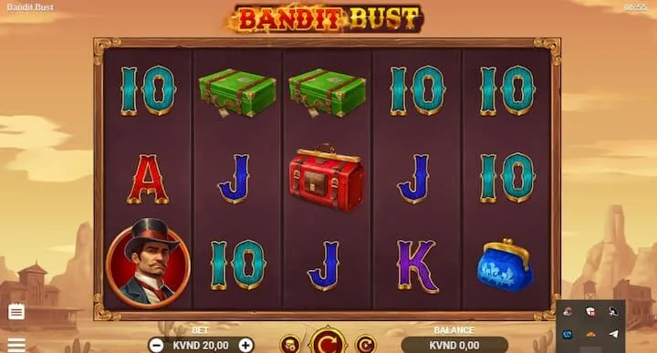 Cùng chinh phục Bandit bust với mẹo nổ hũ hay