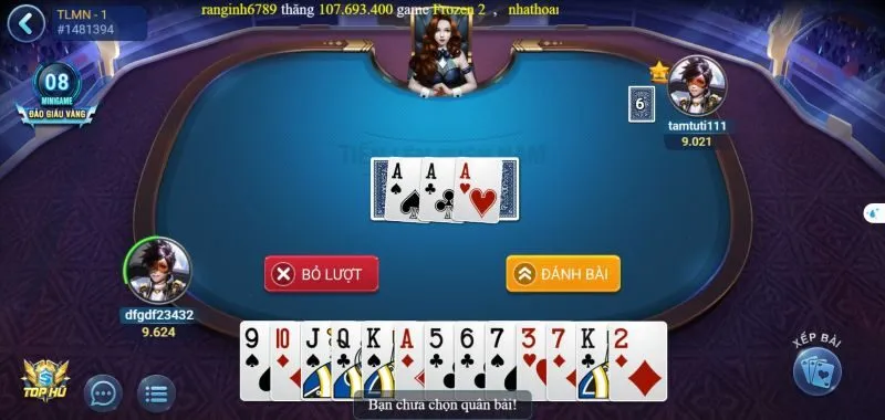 Các mẹo chơi bài Tấn cập nhật mới nhất