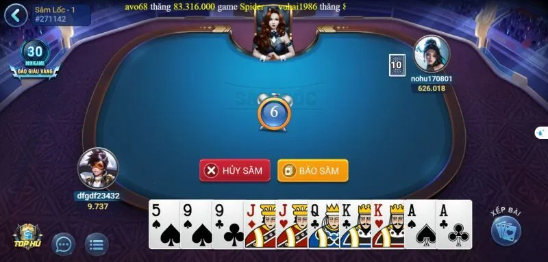 Mẹo chơi Sâm Lốc luôn luôn thắng cho newbie